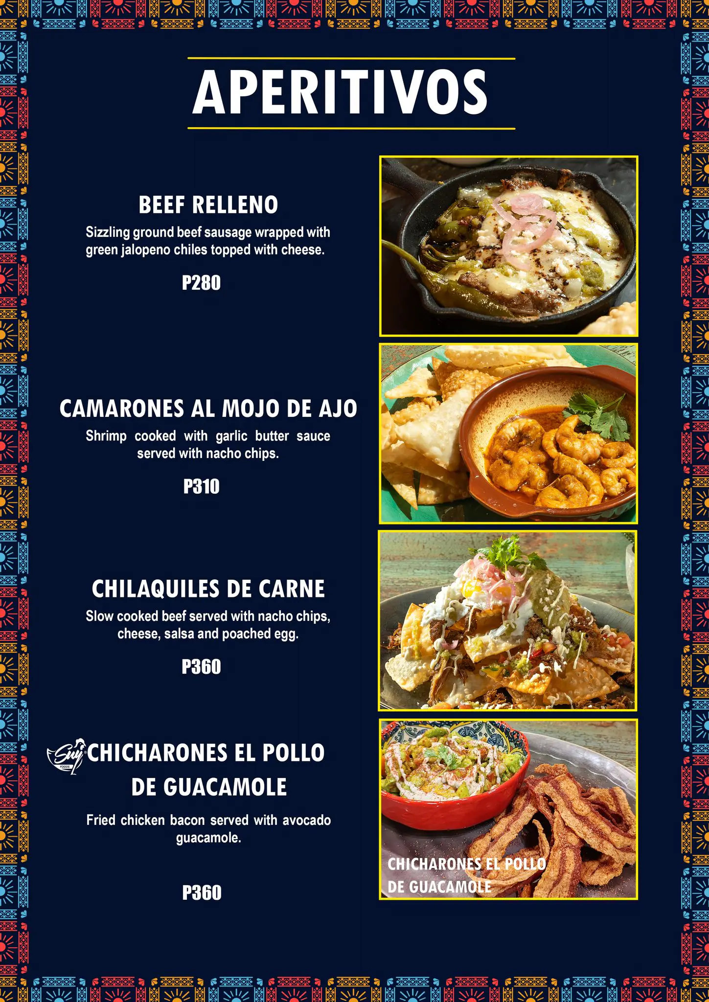 tonala menu 2